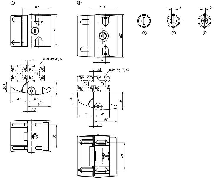 Slam latches