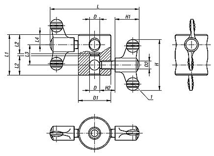 Multiple connectors