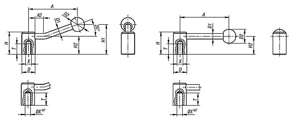 Tension levers