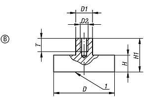 Magnets shallow pot, SmCo, Form B