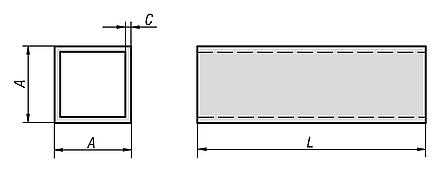 Square tubes