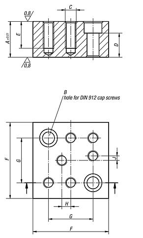 Precision riser blocks Form D