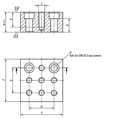 Precision riser blocks Form E
