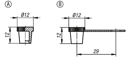 Grease nipple caps for conical head grease nipples