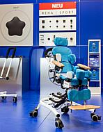 KIPP Rehacare trade fair stand, therapy chair, 2014